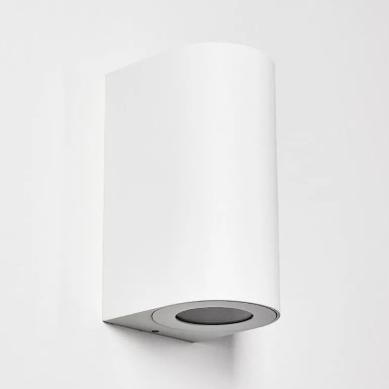 Applique murale d'extérieur Boda Blanc, 2 lumières
