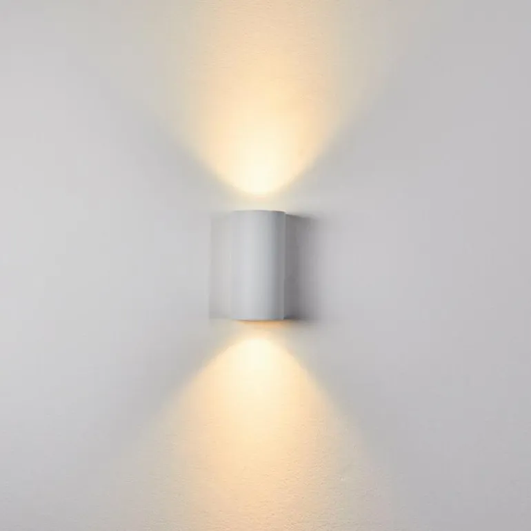 Applique murale d'extérieur Boda Blanc, 2 lumières