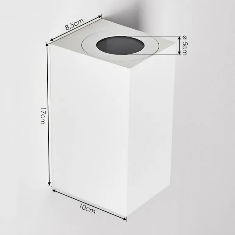 Applique murale d'extérieur Boda Blanc, 2 lumières