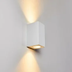 Applique murale d'extérieur Boda Blanc, 2 lumières