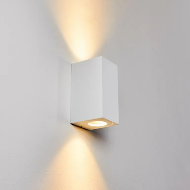 Applique murale d'extérieur Boda Blanc, 2 lumières
