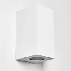 Applique murale d'extérieur Boda Blanc, 2 lumières