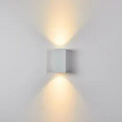 Applique murale d'extérieur Boda Blanc, 2 lumières