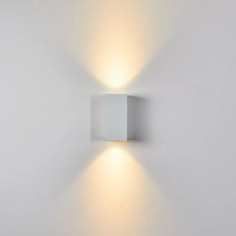 Applique murale d'extérieur Boda Blanc, 2 lumières