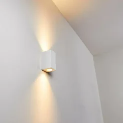 Applique murale d'extérieur Boda Blanc, 2 lumières