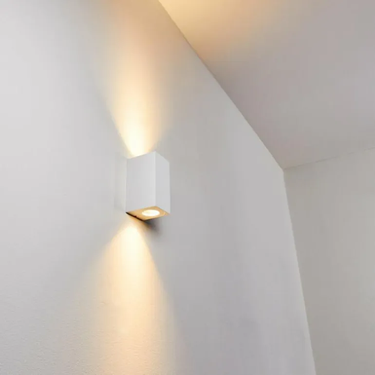 Applique murale d'extérieur Boda Blanc, 2 lumières