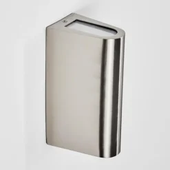 Applique murale d'extérieur Avena LED Acier inoxydable, 1 lumière