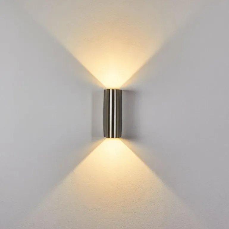 Applique murale d'extérieur Avena LED Acier inoxydable, 1 lumière