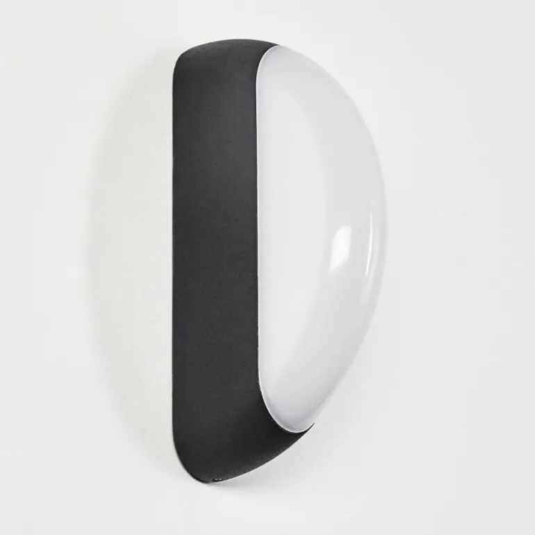 Applique murale d'extérieur Arvier LED Noir, 1 lumière