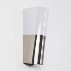 Applique murale d'extérieur Busalla LED Nickel mat, 1 lumière