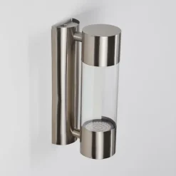 Applique murale d'extérieur Caivano LED Nickel mat, 1 lumière