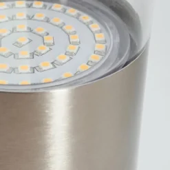 Applique murale d'extérieur Caivano LED Nickel mat, 1 lumière