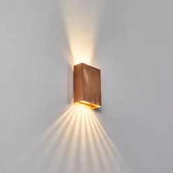 Applique murale d'extérieur Benin LED Cuivre, 1 lumière