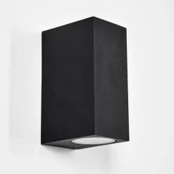 Applique murale d'extérieur Komoren LED Noir, 2 lumières