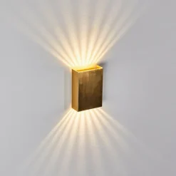 Applique murale d'extérieur Benin LED Laiton, 1 lumière