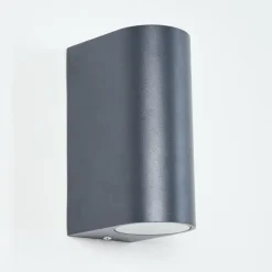 Applique murale d'extérieur Kingstown Anthracite, 2 lumières