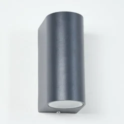 Applique murale d'extérieur Kingstown Anthracite, 2 lumières