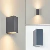 Applique murale d'extérieur Kingstown Anthracite, 2 lumières