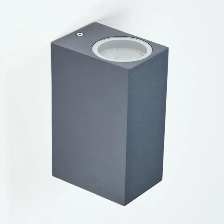 Applique murale d'extérieur Kingstown Anthracite, 2 lumières