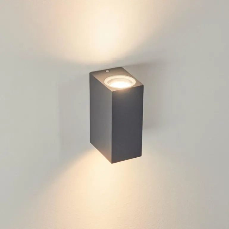 Applique murale d'extérieur Kingstown Anthracite, 2 lumières