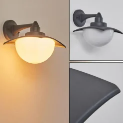 Applique murale d'extérieur Spessa Anthracite, 1 lumière