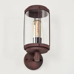 Applique murale d'extérieur Riola Rouille, 1 lumière