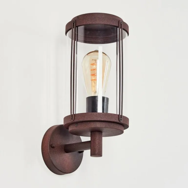 Applique murale d'extérieur Riola Rouille, 1 lumière