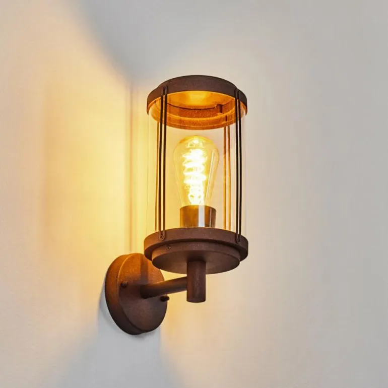 Applique murale d'extérieur Riola Rouille, 1 lumière