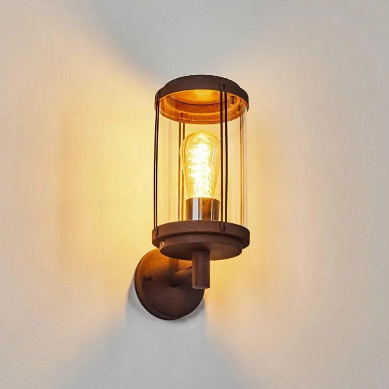 Applique murale d'extérieur Riola Rouille, 1 lumière