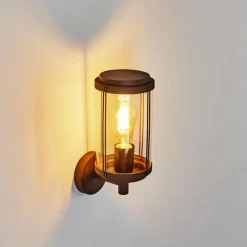Applique murale d'extérieur Riola Rouille, 1 lumière