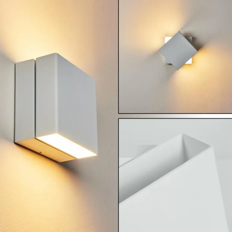 Applique murale d'extérieur Fontanile LED Blanc, 1 lumière