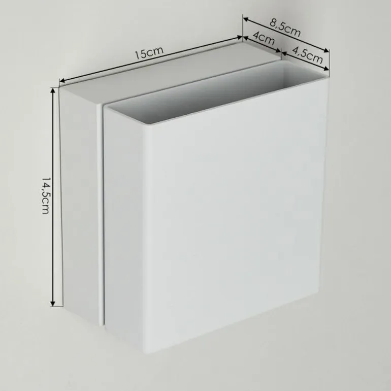 Applique murale d'extérieur Fontanile LED Blanc, 1 lumière