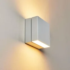 Applique murale d'extérieur Fontanile LED Blanc, 1 lumière