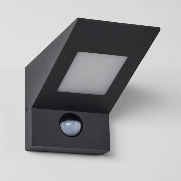 Applique murale d'extérieur Matlava LED Anthracite, Blanc, 1 lumière, Détecteur de mouvement