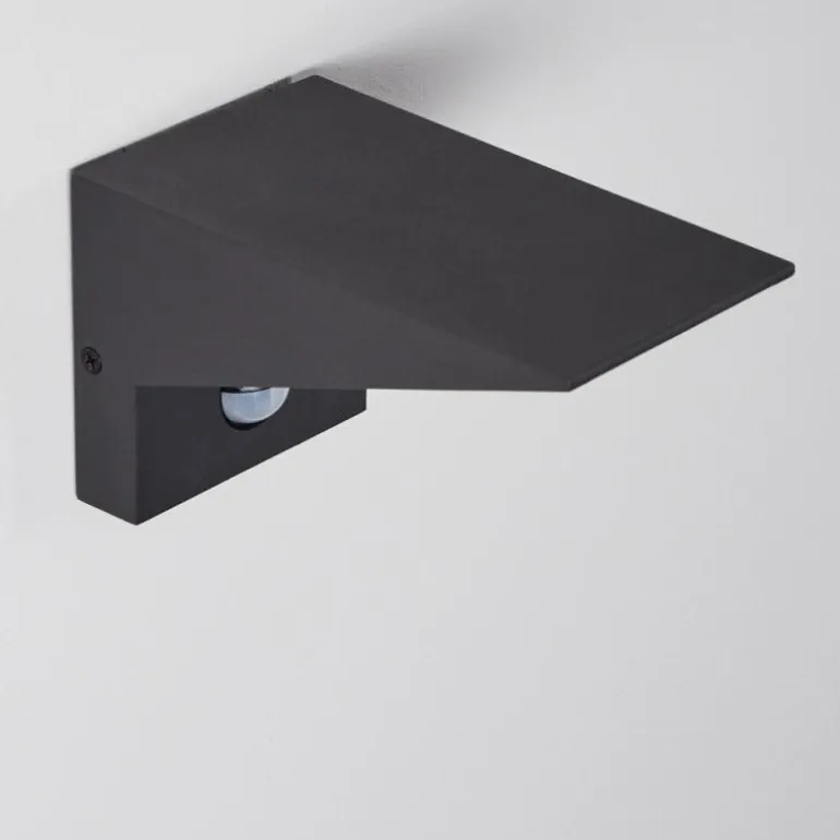 Applique murale d'extérieur Matlava LED Anthracite, Blanc, 1 lumière, Détecteur de mouvement