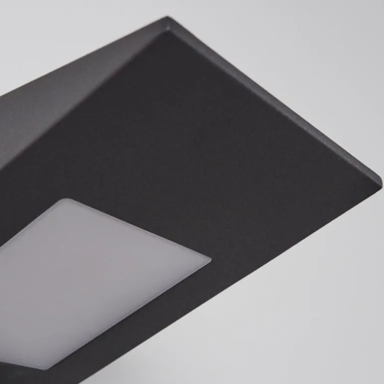 Applique murale d'extérieur Matlava LED Anthracite, Blanc, 1 lumière, Détecteur de mouvement