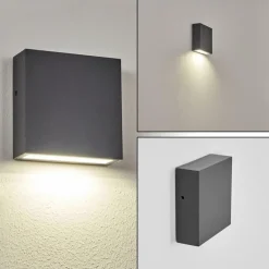 Applique murale d'extérieur Spidern LED Anthracite, 1 lumière