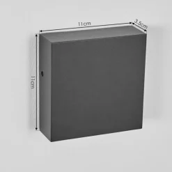 Applique murale d'extérieur Spidern LED Anthracite, 1 lumière