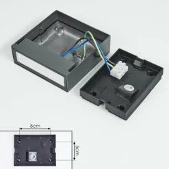 Applique murale d'extérieur Spidern LED Anthracite, 1 lumière