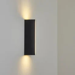 Applique murale d'extérieur Rotterdam LED Noir, 1 lumière