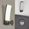 Applique murale d'extérieur Maseru LED Anthracite, 1 lumière, Détecteur de mouvement