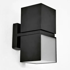 Applique murale d'extérieur Swanek LED Noir, 1 lumière
