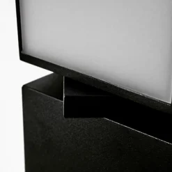 Applique murale d'extérieur Swanek LED Noir, 1 lumière