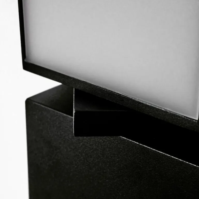Applique murale d'extérieur Swanek LED Noir, 1 lumière