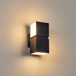 Applique murale d'extérieur Swanek LED Noir, 1 lumière