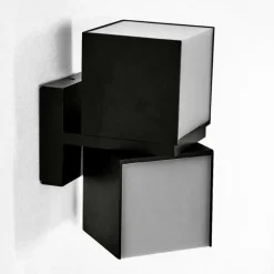 Applique murale d'extérieur Swanek LED Noir, 1 lumière