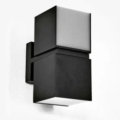Applique murale d'extérieur Swanek LED Noir, 1 lumière