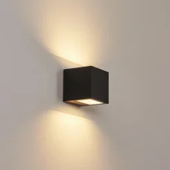 Applique murale d'extérieur Spidern LED Noir, 1 lumière