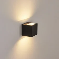Applique murale d'extérieur Spidern LED Noir, 1 lumière