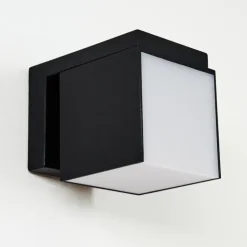 Applique murale d'extérieur Swanek LED Noir, 1 lumière
